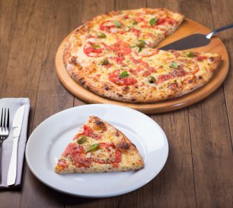 Pizza Slice and pizza pie