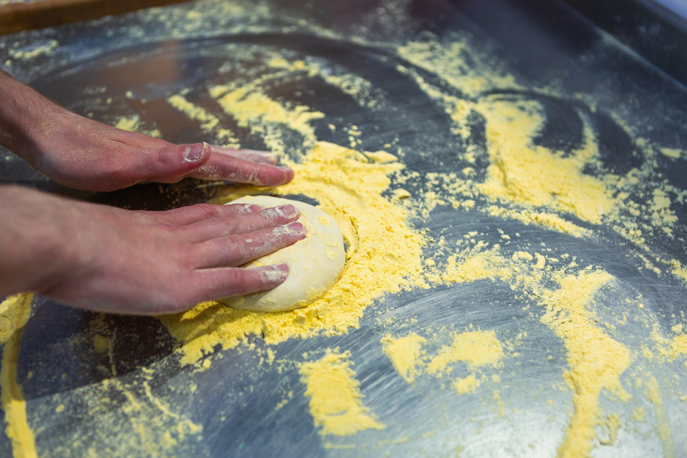 Corn Meal in Pizza Dough