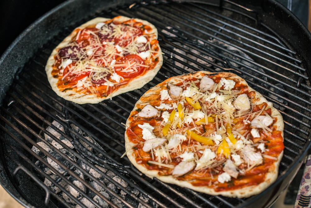 Homemade Pizza on Grill