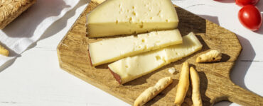 Slices Of Asiago Cheese