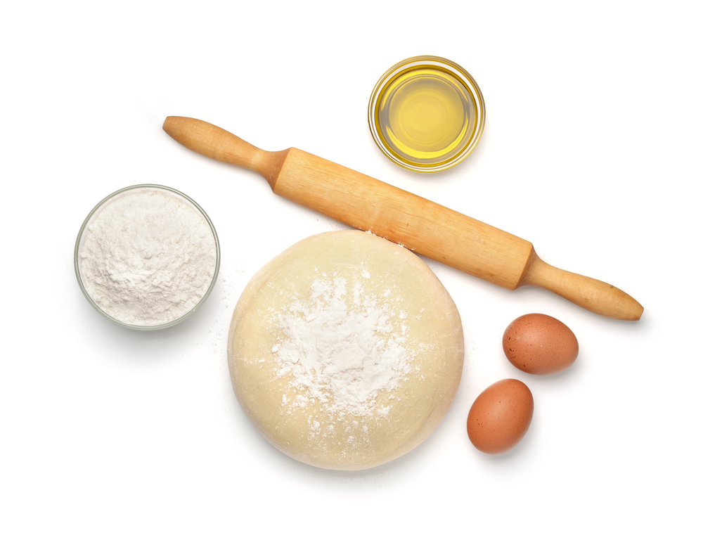 Dough and baking ingredients