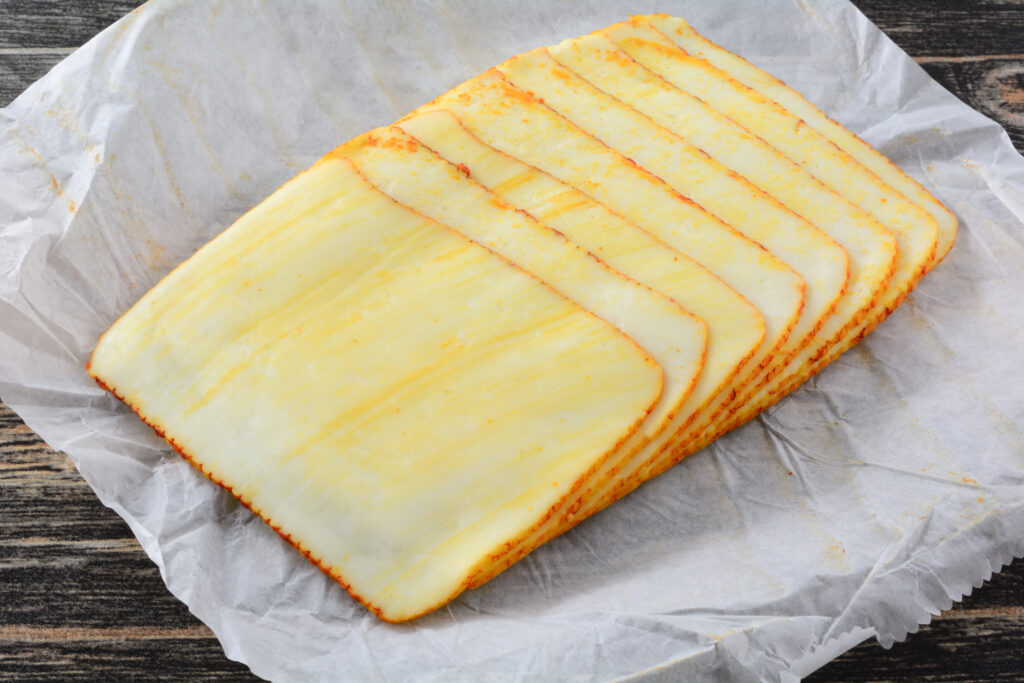 Slices of Muenster Cheese
