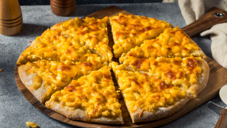 mac n cheese pizza recipes